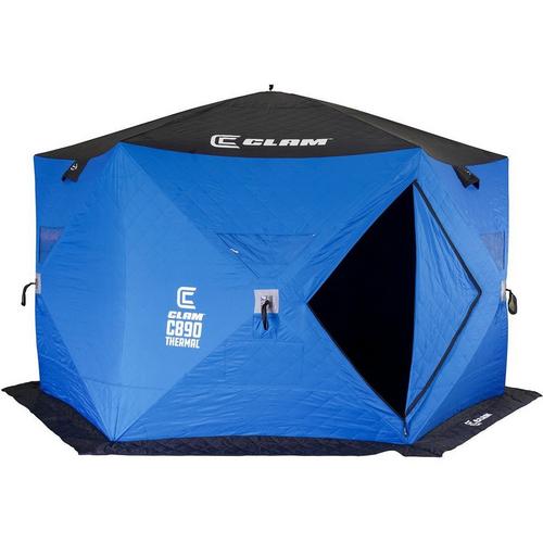 Clam Series C-890 Thermal 6 Sided Hub Ice Shelter - Primary Image