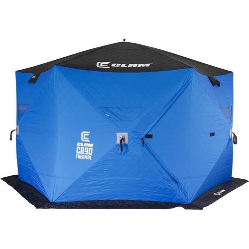 Clam Series C-890 Thermal 6 Sided Hub Ice Shelter - Primary Image