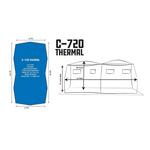 Clam C-720 Thermal 6x12 Double Hub Ice Shelter - Thumbnail 5 of 6