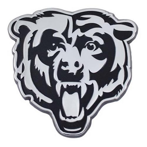 Fanmats Chicago Bears Chrome Car Emblem - Primary Image