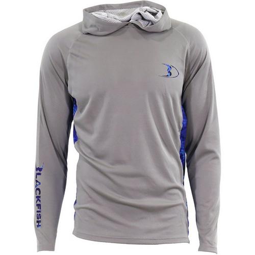 Men's Blackfish Guide Sun Long Sleeve Hooded T-Shirt - Primary Image