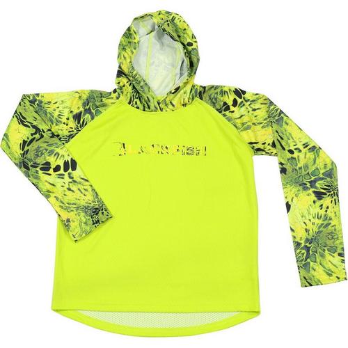 Youth Blackfish Guide Sun Long Sleeve Hooded T-Shirt - Primary Image