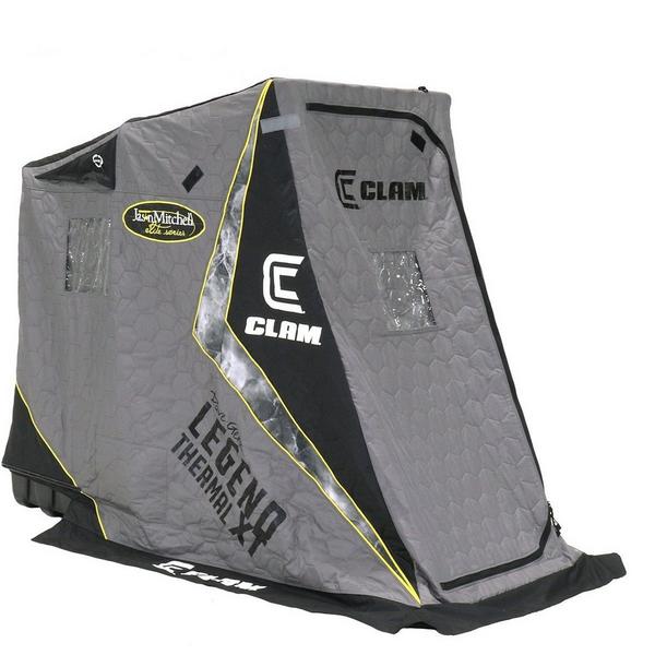 CLAM Jason Mitchell Legend XT Flip-Over Ice Shelter