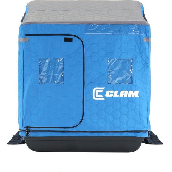 Clam Fish Trap Series Yukon XT Thermal Flip-Over Ice Shelter