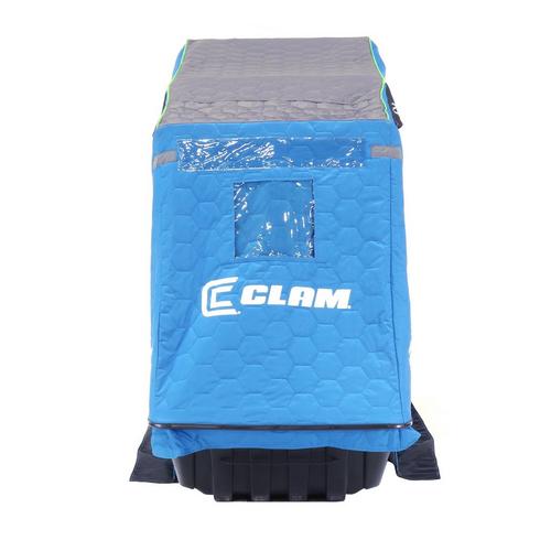 Clam Fish Trap Series Kenai XT Thermal Ice Team Edition Flip-Over Ice Shelter - Primary Image