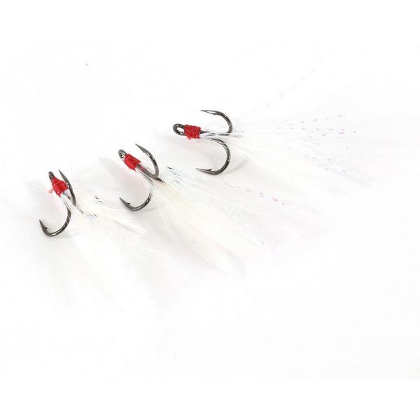 CLAM CPT Feathered Gaff Treble, 3 Pack