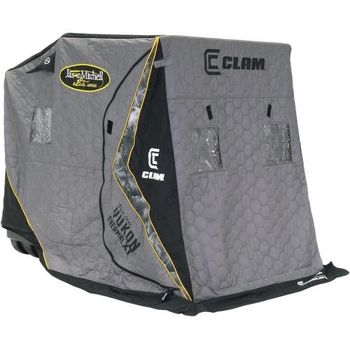 Clam Jason Mitchell Yukon XT Flip-Over Ice Shelter - Primary Image