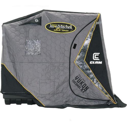 Clam Jason Mitchell Yukon XT Flip-Over Ice Shelter - Primary Image