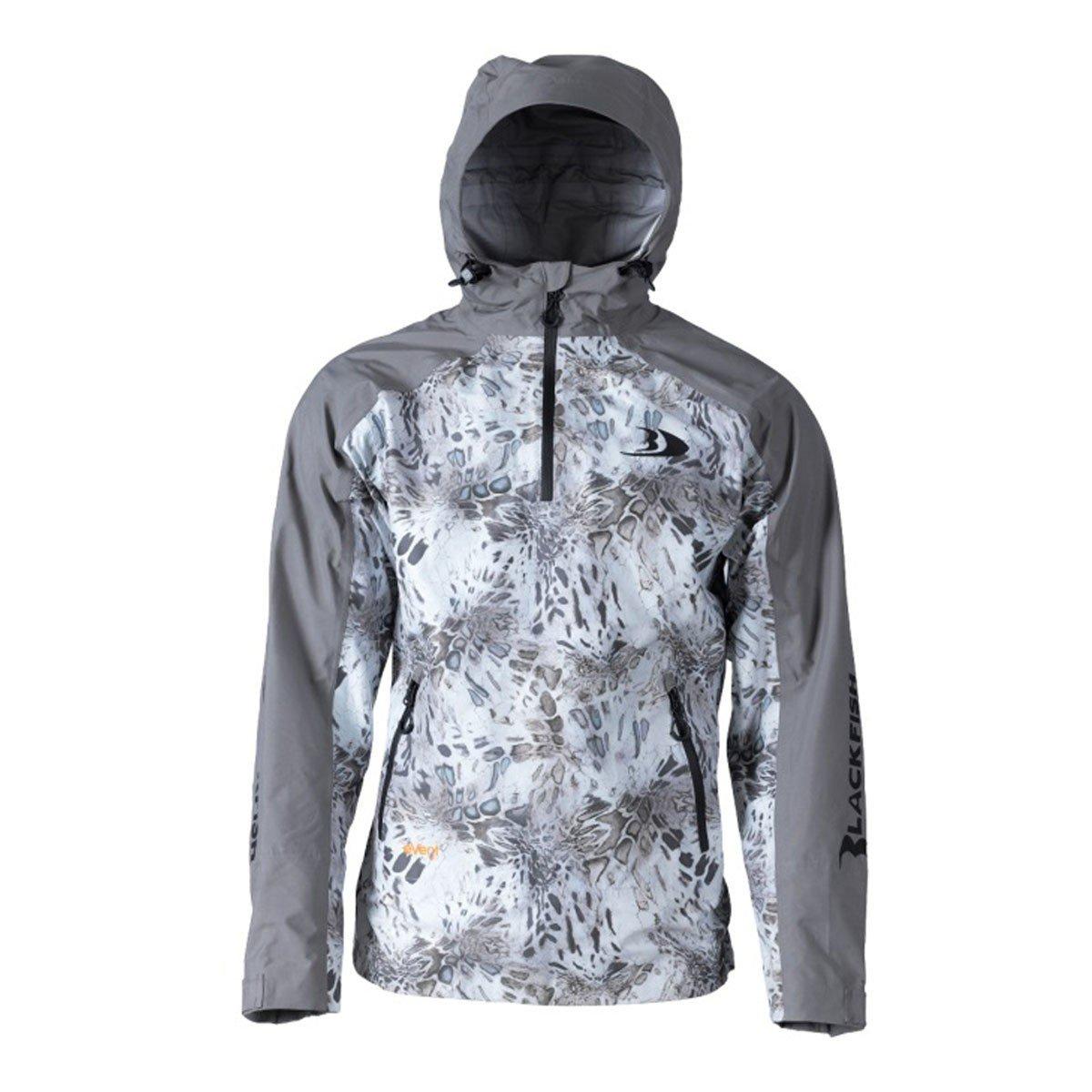 Men's Blackfish Zephyr Rain Quarter Zip Hooded Rain Jacket - Blackfish