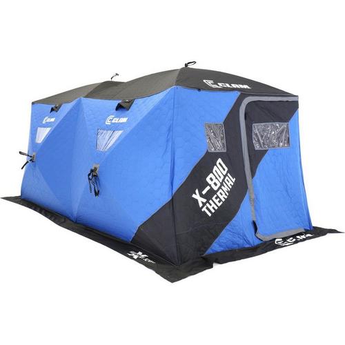 Clam X-800 Thermal Double Hub Ice Shelter - Primary Image