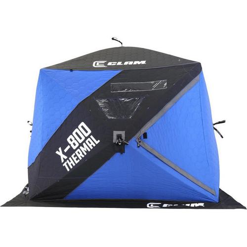 Clam X-800 Thermal Double Hub Ice Shelter - Primary Image