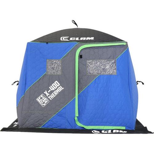 Clam X-400 Thermal Ice Team Edition Hub Ice Shelter - Primary Image