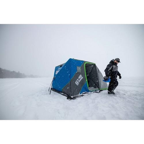 Clam X-400 Thermal Ice Team Edition Hub Ice Shelter - Primary Image