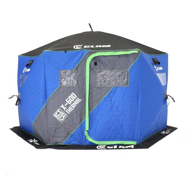 Clam X-600 Thermal Ice Team Edition Hub Ice Shelter