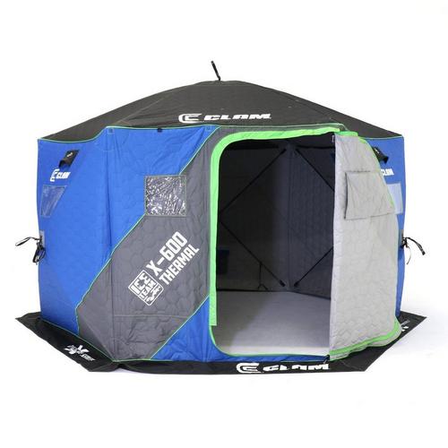 Clam X-600 Thermal Ice Team Edition Hub Ice Shelter - Primary Image