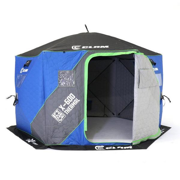 Clam X-600 Thermal Ice Team Edition Hub Ice Shelter