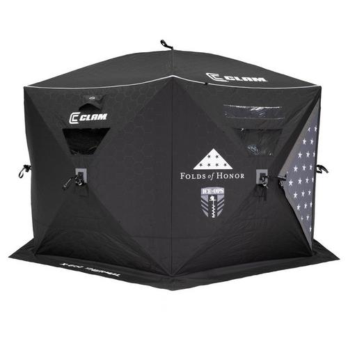 Clam X-600 Thermal Ice Ops Edition Hub Ice Shelter - Primary Image