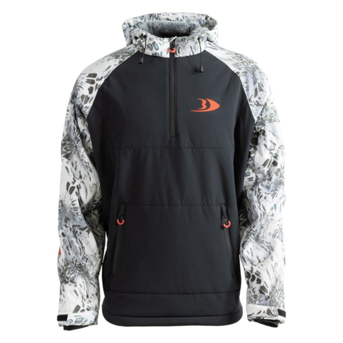 Men's Blackfish StormSkin Gale Quarter Zip Hooded Rain Jacket - Blackfish