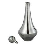 StyleCraft Home Collection Smoke Gray Plated Glass Bottle - Thumbnail 2 of 5