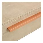 StyleCraft Home Collection Camilla Neutral Leather Wrapped Accessory Boxes (Set of 3) - Thumbnail 5 of 8