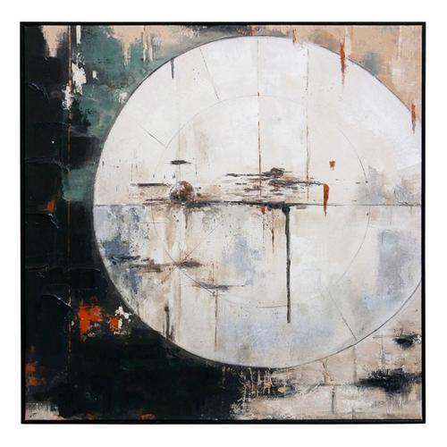 StyleCraft Home Collection Moon Movement I Hand Embelished Framed Canvas - Primary Image