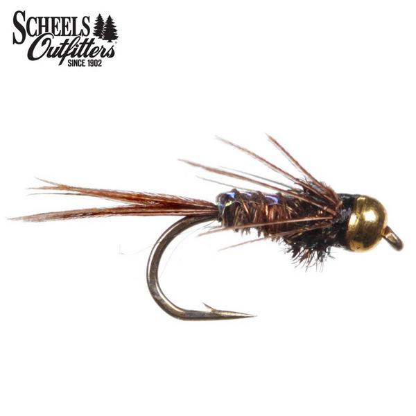 SCHEELS OUTFITTERS Pheasant Tail Flash Bead Head Nymph Fly