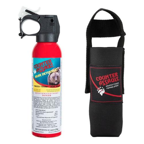 Counter Assault 8.1 oz Bear Spray with Belt Holster - Primary Image