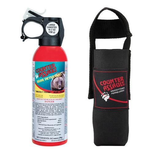 Counter Assault 10.2 oz Bear Spray with Belt Holster - Primary Image