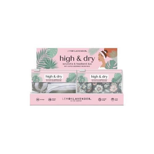 Women's Lemon Lavender Microfiber Duo Headband - Primary Image