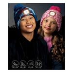 Kids' Night Scope Hide & Seek Rechargeable LED Night Light Head Lamp Beanie - Thumbnail 2 of 2