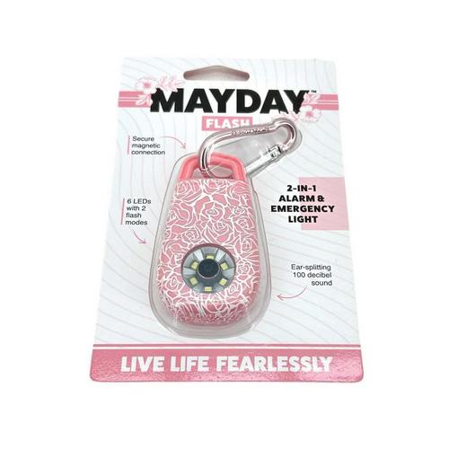Mayday Flash ASSORTED 2-in-1 Alarm & Emergency Light Keychain - Primary Image