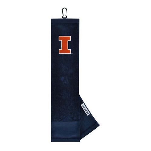 Team Effort Illinois Fighting Illini Tri-Fold Golf Towel - Primary Image