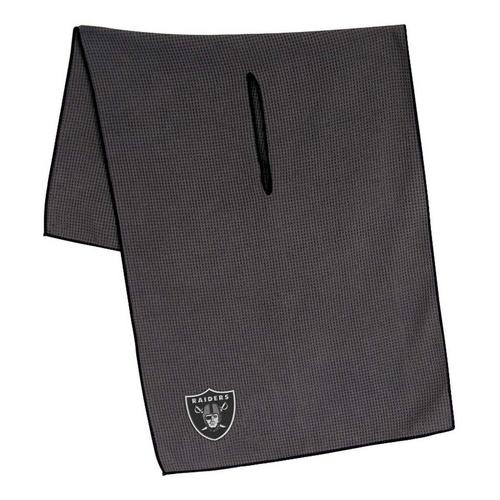 Team Effort Las Vegas Raiders Waffle Microfiber Golf Towel - Primary Image