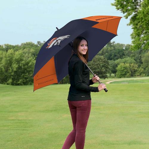 Team Effort Denver Broncos 62" WindSheer Lite Umbrella - Primary Image