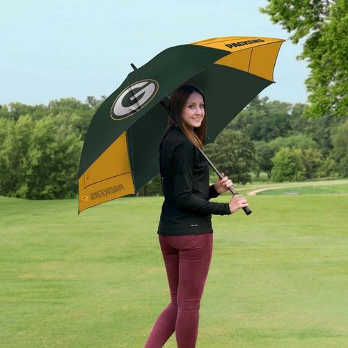 Team Effort Green Bay Packers 62" WindSheer Lite Umbrella - Primary Image