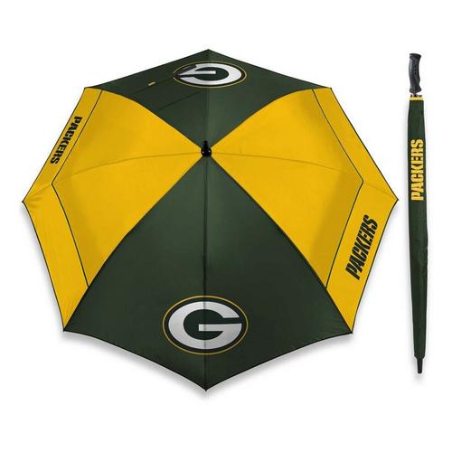 Team Effort Green Bay Packers 62" WindSheer Lite Umbrella - Primary Image