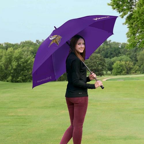 Team Effort Minnesota Vikings 62" WindSheer Lite Umbrella - Primary Image