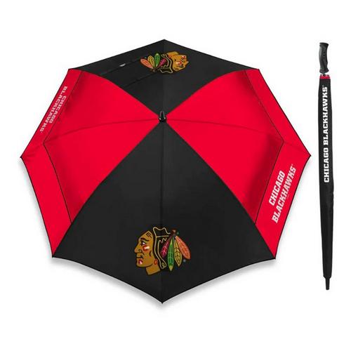 Team Effort Chicago Blackhawks 62" WindSheer Lite Umbrella - Primary Image