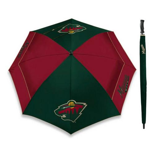 Team Effort Minnesota Wild 62" WindSheer Lite Umbrella - Primary Image