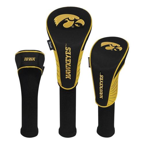 Team Effort Iowa Hawkeyes 3 Pack Headcovers - Primary Image