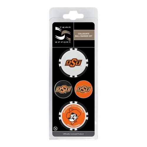 Team Effort Oklahoma State Cowboys Ball Marker Set - Primary Image