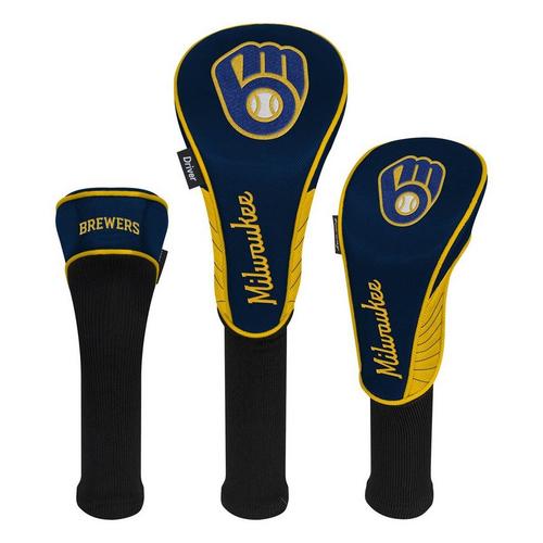 Team Effort Milwaukee Brewers 3 Pack Headcovers - Primary Image