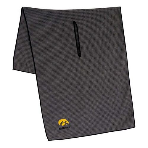 Team Effort Iowa Hawkeyes Waffle Microfiber Golf Towel - Primary Image