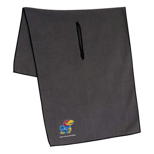 Team Effort Kansas Jayhawks Waffle Microfiber Golf Towel - Primary Image