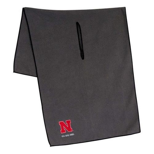 Team Effort Nebraska Cornhuskers Waffle Microfiber Golf Towel - Primary Image