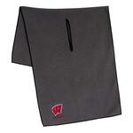 Team Effort Wisconsin Badgers Waffle Microfiber Golf Towel - Thumbnail 1 of 2