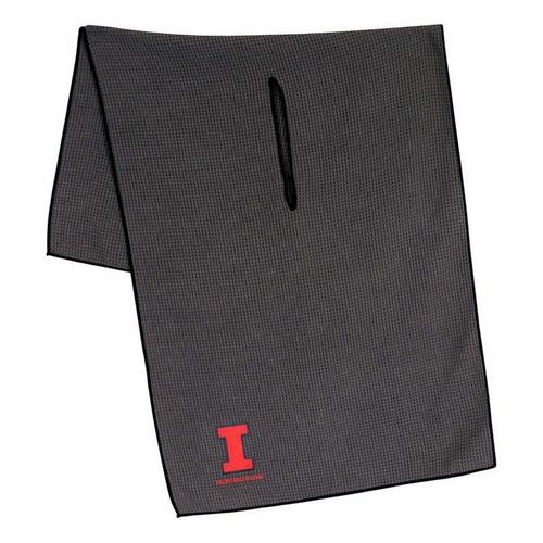 Team Effort Illinois Fighting Illini Waffle Microfiber Golf Towel - Primary Image