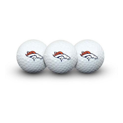 Team Effort Denver Broncos 3 Pack Golf Balls - Primary Image