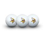 Team Effort Minnesota Vikings 3 Pack Golf Balls - Thumbnail 1 of 2