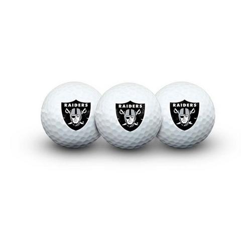 Team Effort Las Vegas Raiders 3 Pack Golf Balls - Primary Image
